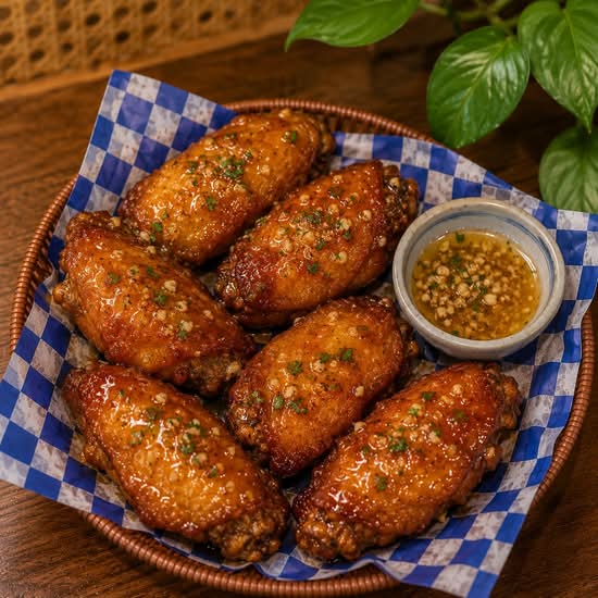 蜂蜜蒜香雞翅  Honey Garlic Chicken Wings